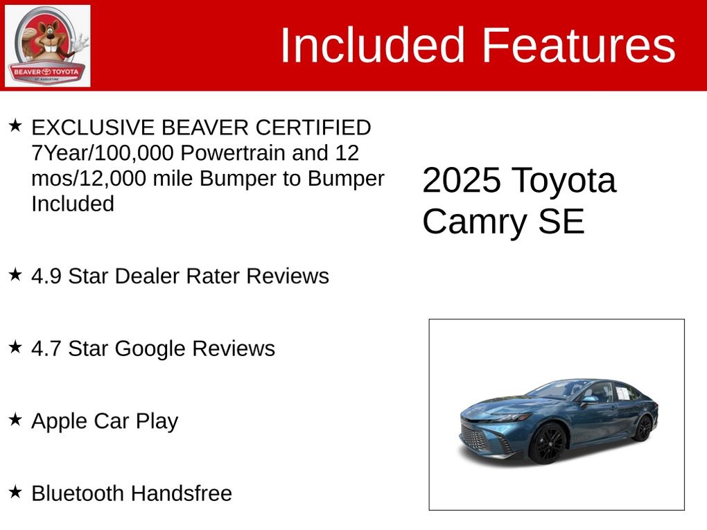 Used 2025 Toyota Camry Sedan