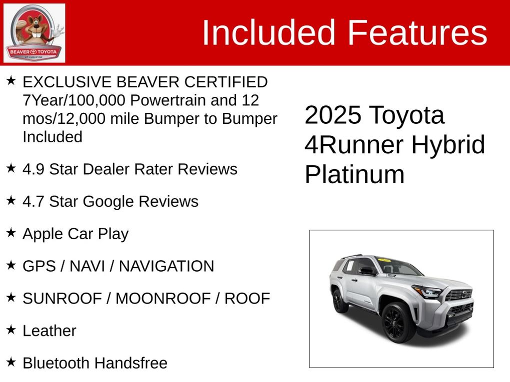 Used 2025 Toyota 4Runner i-FORCE MAX Hybrid SUV