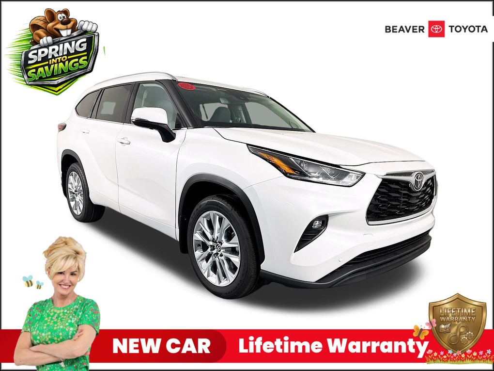 White (Wind Chill Pearl) 2026 Toyota Highlander Limited AWD SUV / Crossover All-Wheel Drive 8-Speed Automatic