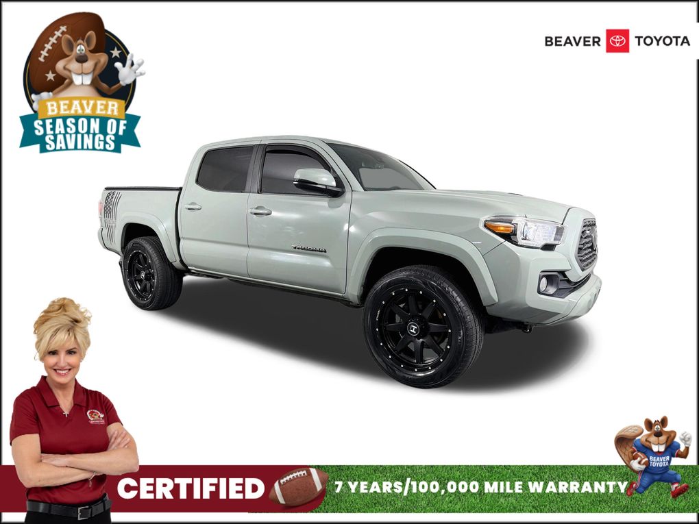 Lunar Rock 2022 Toyota Tacoma Pickup Truck Four-Wheel Drive 6-Speed Automatic