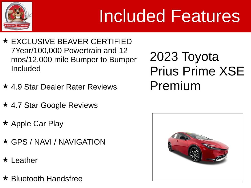 Used 2023 Toyota Prius Prime Hatchback