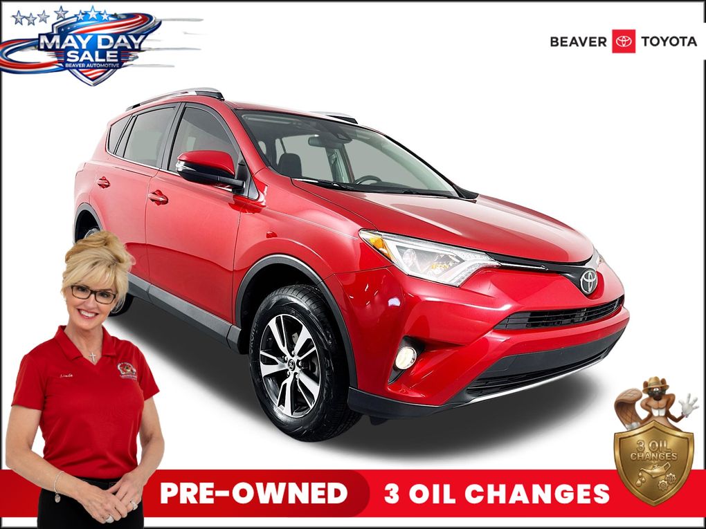 Barcelona Red Metallic 2017 Toyota RAV4 XLE SUV / Crossover Front-Wheel Drive 6-Speed Automatic