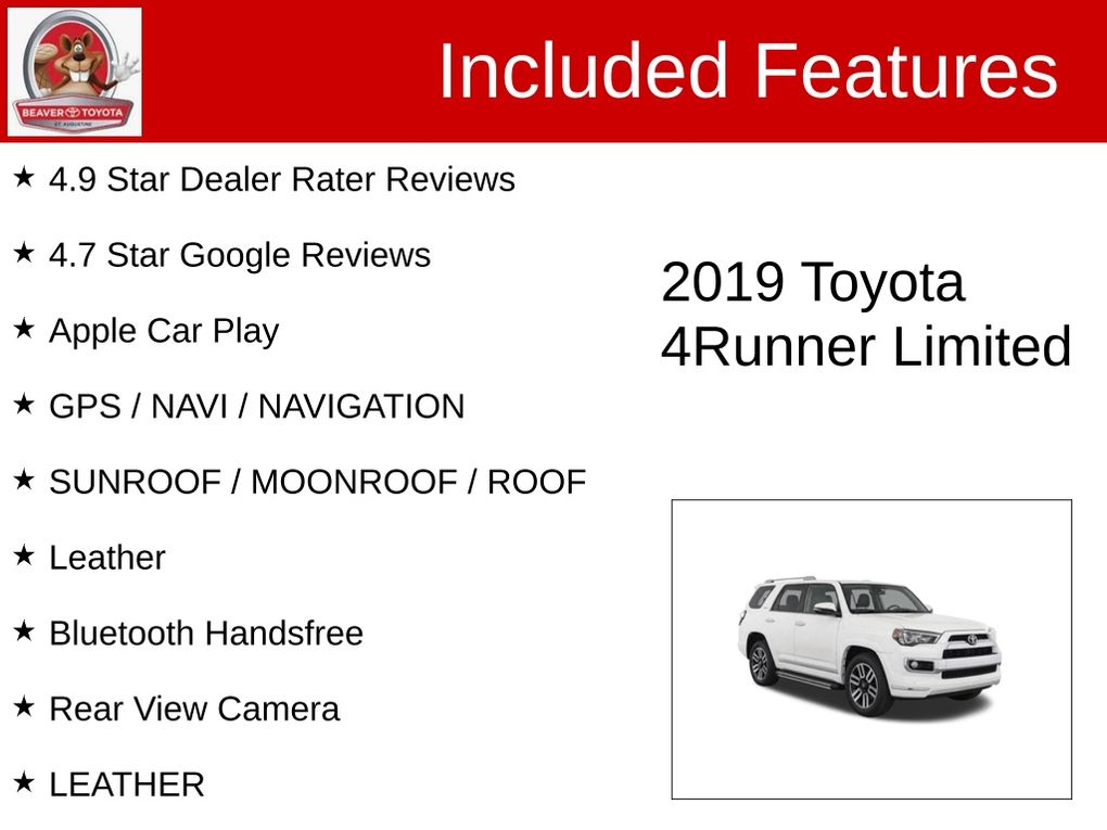 Used 2019 Toyota 4Runner SUV