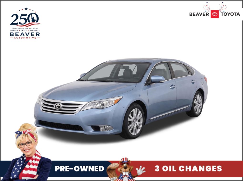 Zephyr Blue Metallic 2011 Toyota Avalon Sedan Front-Wheel Drive 6-Speed Automatic
