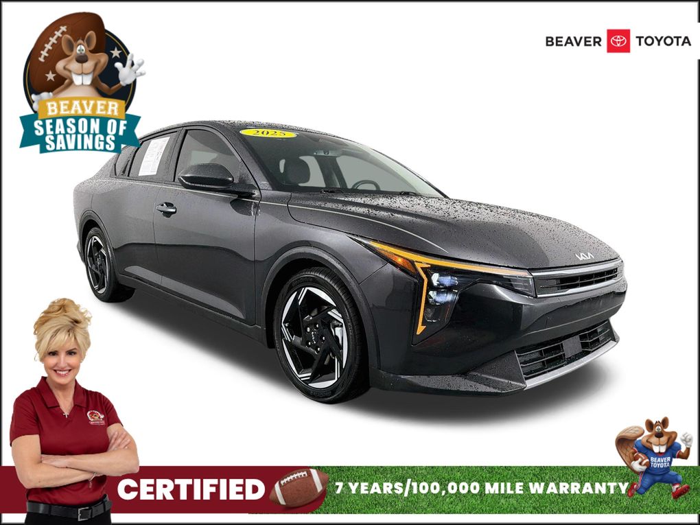 Interstellar Gray 2025 Kia K4 Sedan Front-Wheel Drive Continuously Variable Transmission