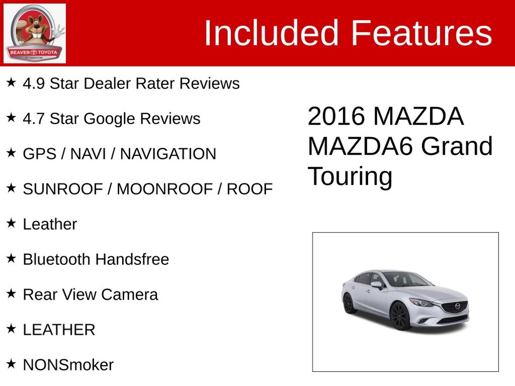 Used 2016 Mazda Mazda6 Sedan