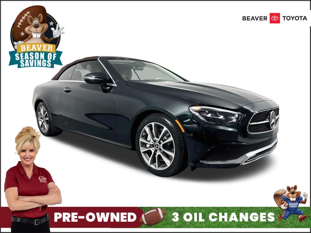 Emerald Green Metallic 2021 Mercedes-Benz E-Class Convertible Rear-Wheel Drive 9-Speed Automatic