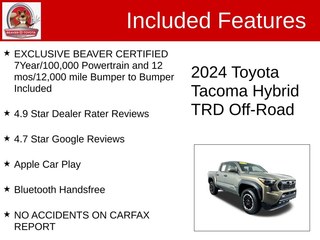 Used 2024 Toyota Tacoma Hybrid Truck