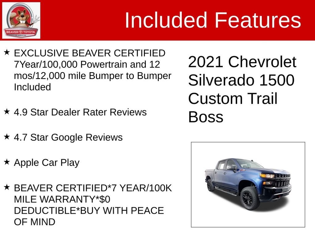 Used 2021 Chevrolet Silverado 1500 Truck