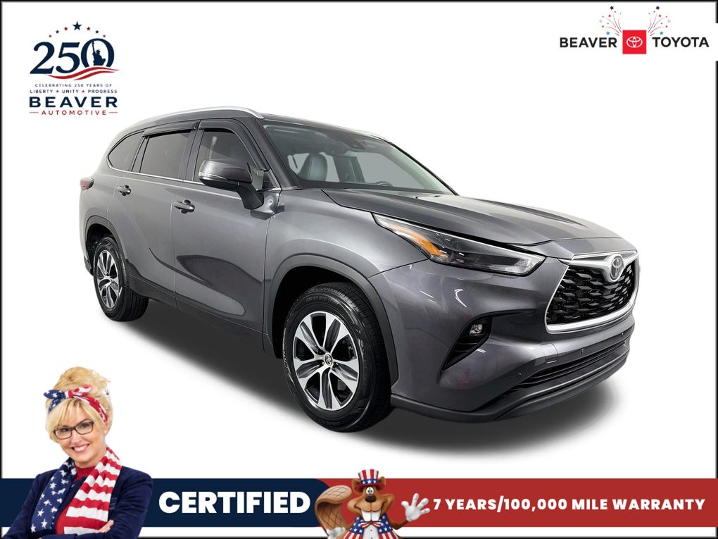 Magnetic Gray Metallic 2024 Toyota Highlander SUV / Crossover Front-Wheel Drive 8-Speed Automatic
