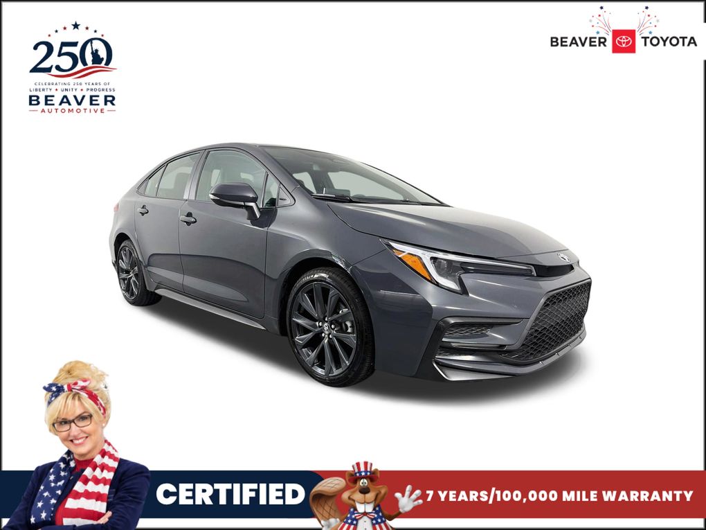 Underground 2025 Toyota Corolla Sedan Front-Wheel Drive Continuously Variable Transmission
