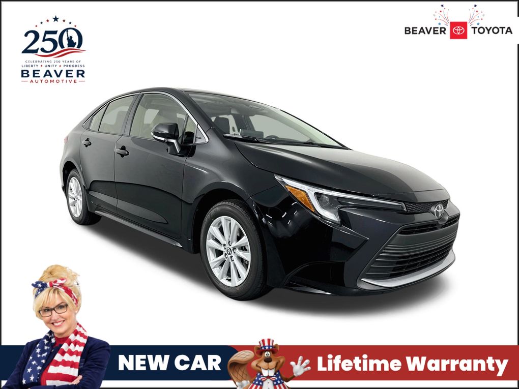 Midnight Black Metallic 2026 Toyota Corolla Hybrid Sedan Front-Wheel Drive Continuously Variable Transmission