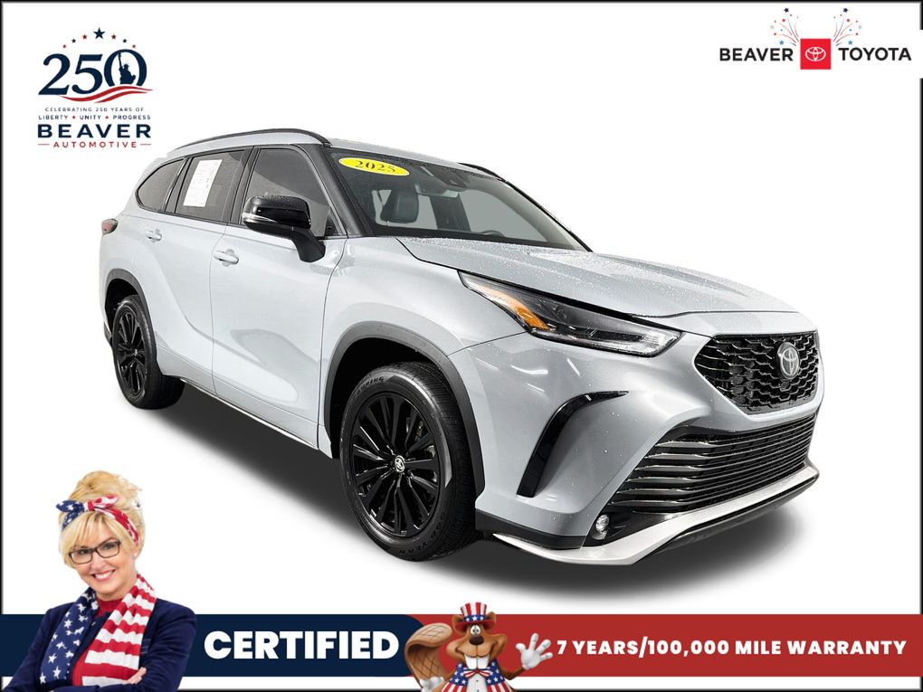 Cement 2025 Toyota Highlander SUV / Crossover All-Wheel Drive 8-Speed Automatic