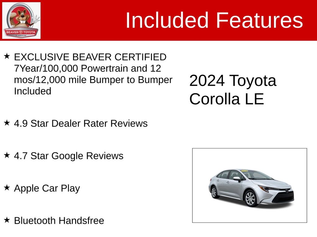 Used 2024 Toyota Corolla Sedan