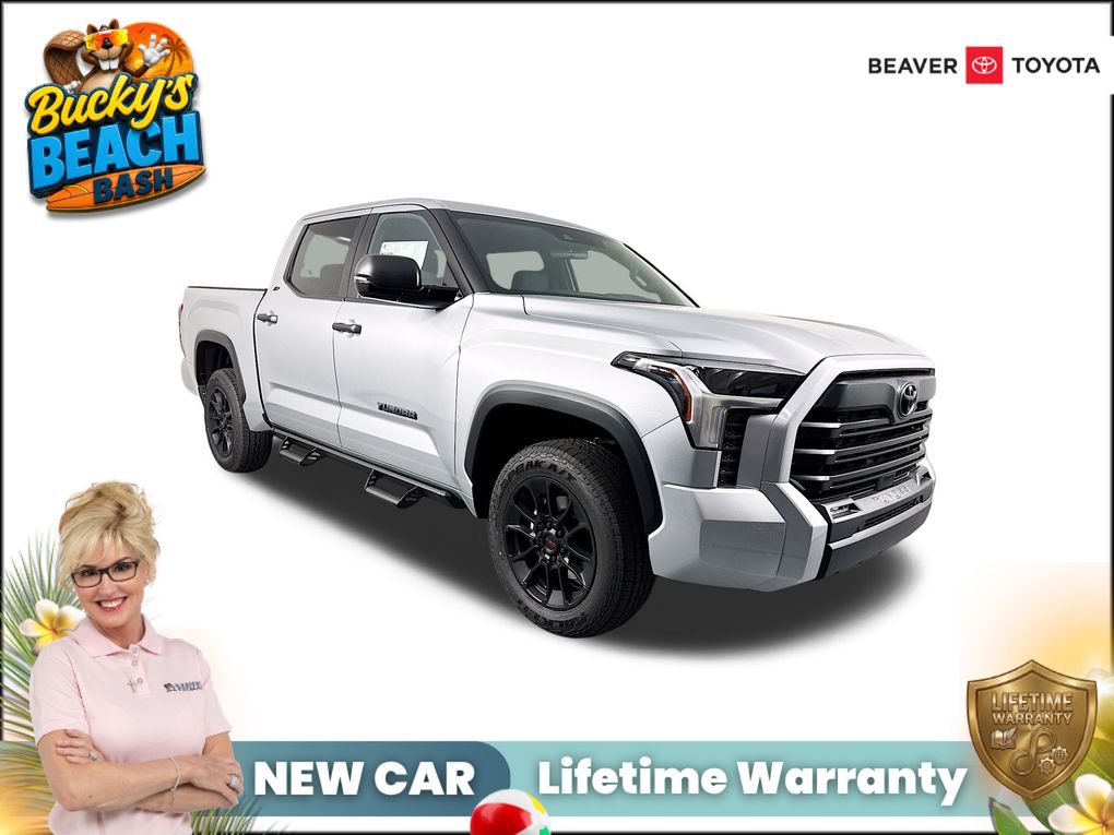 Celestial Silver Metallic 2026 Toyota Tundra SR5 CrewMax Cab 4WD Pickup Truck Four-Wheel Drive Automatic