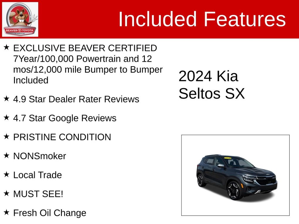 Used 2024 Kia Seltos SUV
