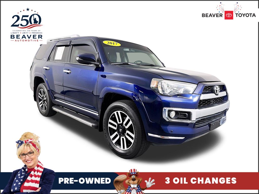 Nautical Blue Metallic 2017 Toyota 4Runner SUV / Crossover All-Wheel Drive 5-Speed Automatic Overdrive