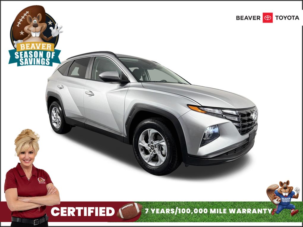 Shimmering Silver 2024 Hyundai Tucson SUV / Crossover All-Wheel Drive 8-Speed Automatic