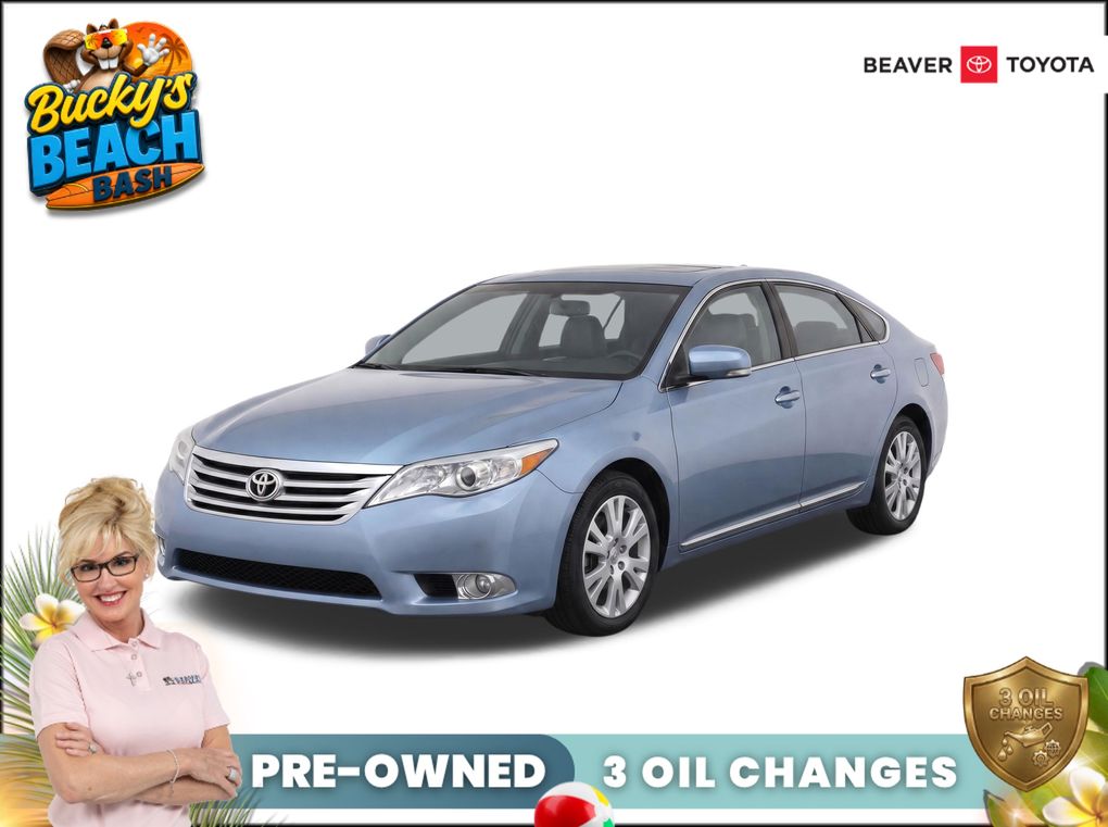 Zephyr Blue Metallic 2011 Toyota Avalon Sedan Front-Wheel Drive 6-Speed Automatic