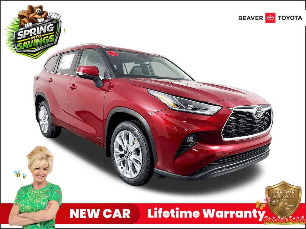 Red (Ruby Flare Pearl) 2026 Toyota Highlander Hybrid Limited AWD SUV / Crossover All-Wheel Drive Continuously Variable Transmission