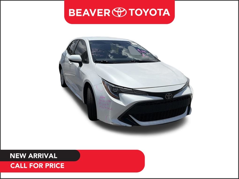 White (Wind Chill Pearl) 2021 Toyota Corolla Hatchback Hatchback Front-Wheel Drive Continuously Variable Transmission