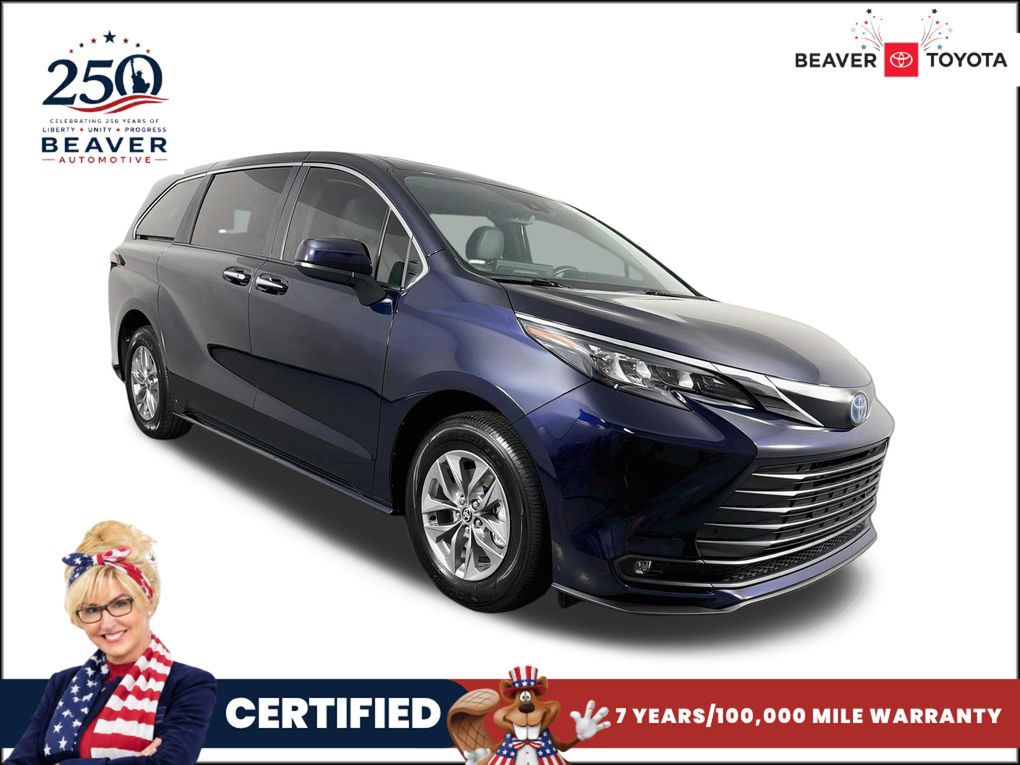Blueprint 2025 Toyota Sienna Minivan Front-Wheel Drive Continuously Variable Transmission