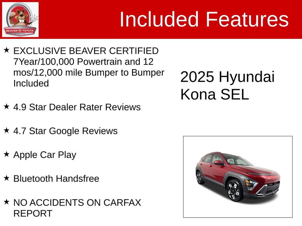 Used 2025 Hyundai Kona SUV