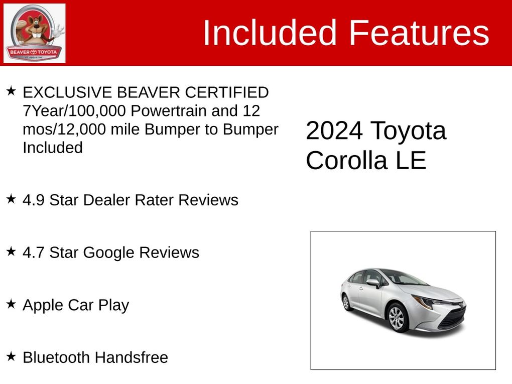 Used 2024 Toyota Corolla Sedan