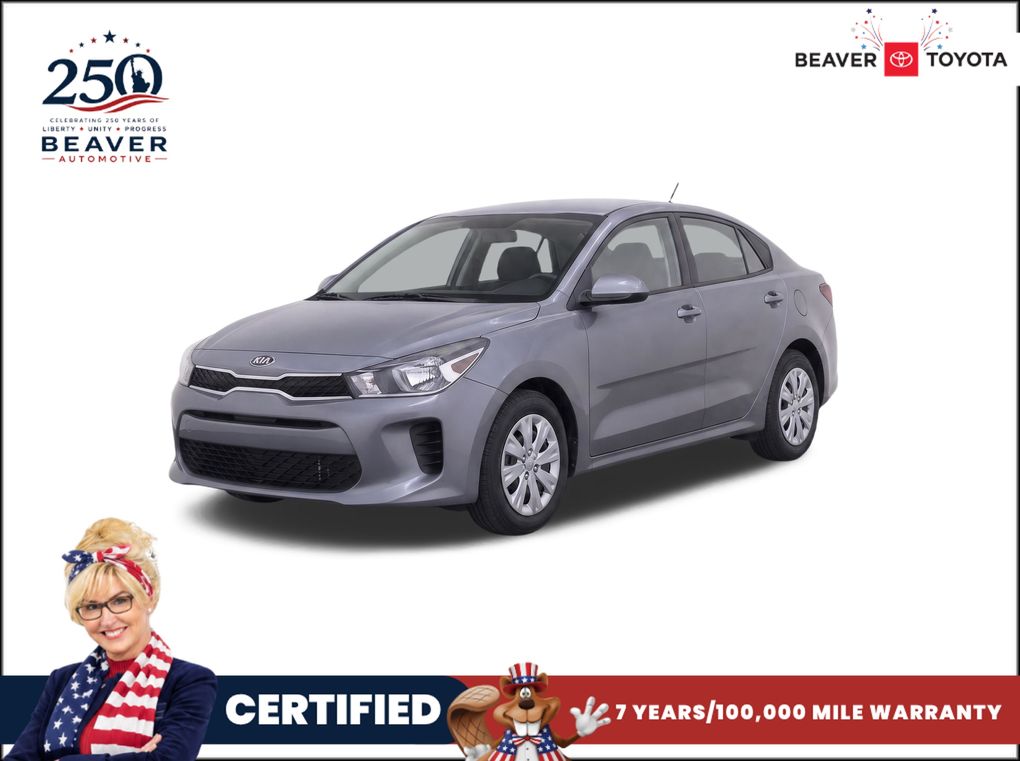 Phantom Gray 2020 Kia Rio Sedan Front-Wheel Drive Continuously Variable Transmission