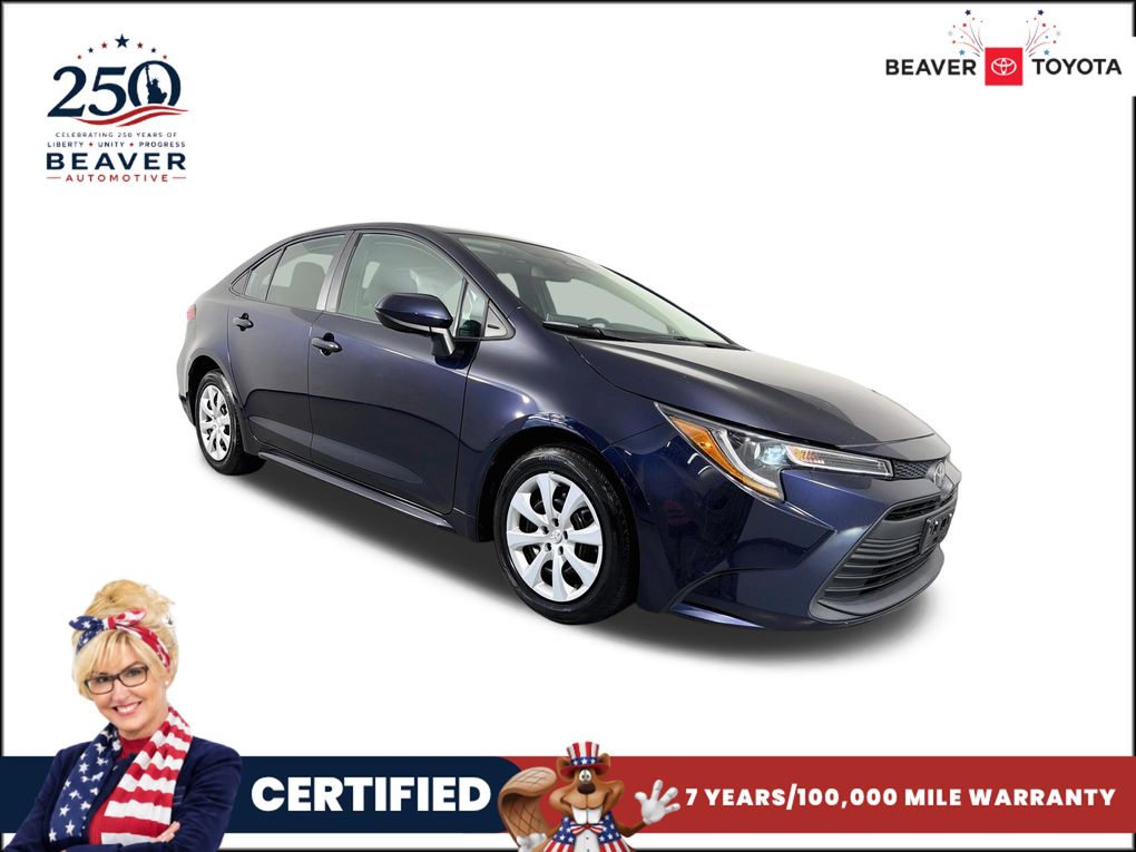 Blueprint 2024 Toyota Corolla Sedan Front-Wheel Drive Continuously Variable Transmission