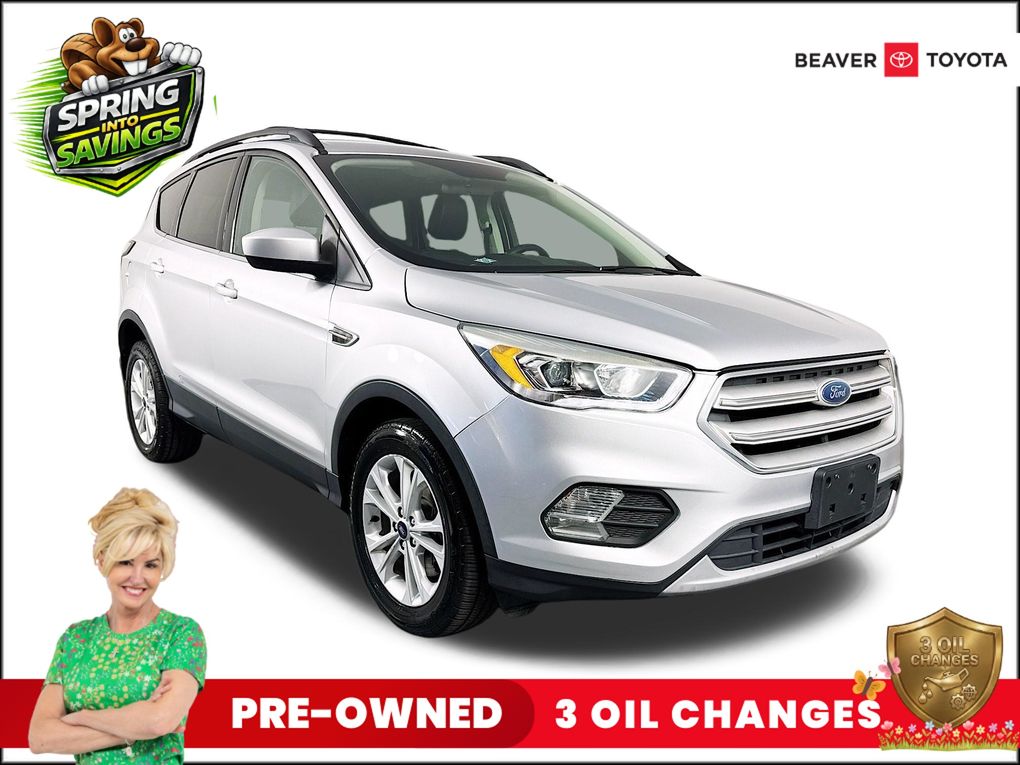 Ingot Silver Metallic 2018 Ford Escape SEL AWD SUV / Crossover All-Wheel Drive 6-Speed Automatic