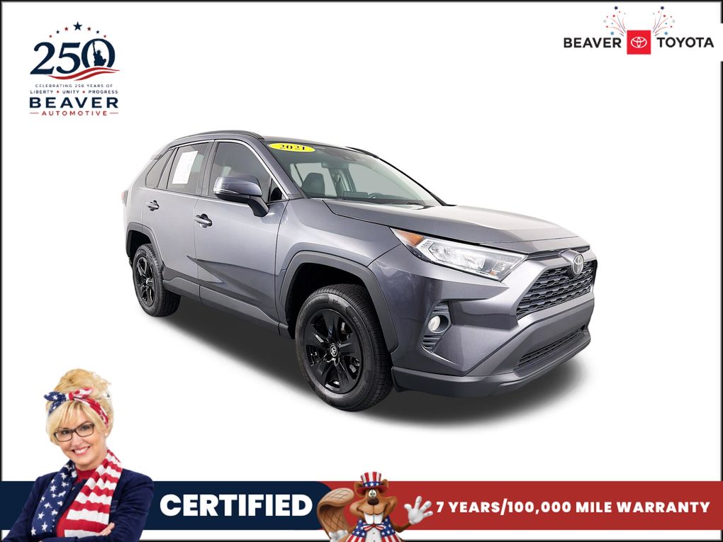 Magnetic Gray Metallic 2021 Toyota RAV4 SUV / Crossover All-Wheel Drive 8-Speed Automatic