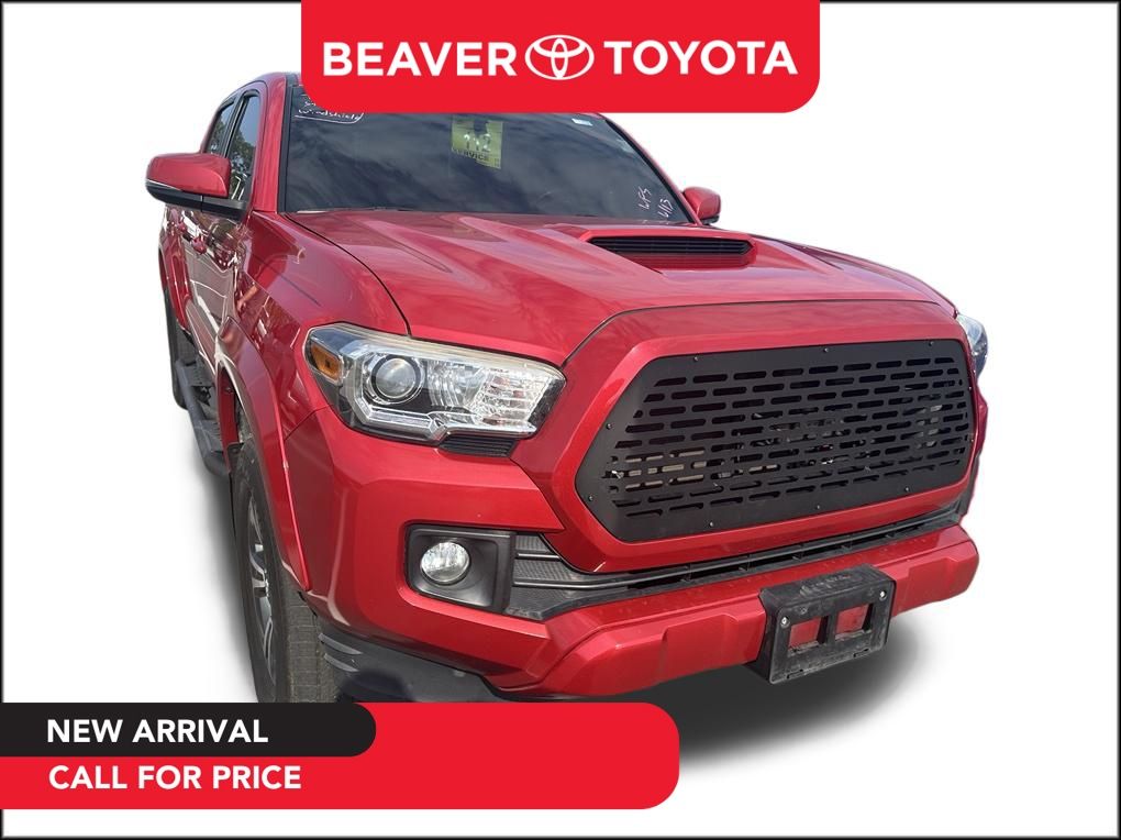 Barcelona Red Metallic 2017 Toyota Tacoma TRD Sport V6 Double Cab 4WD Pickup Truck Four-Wheel Drive 6-Speed Automatic