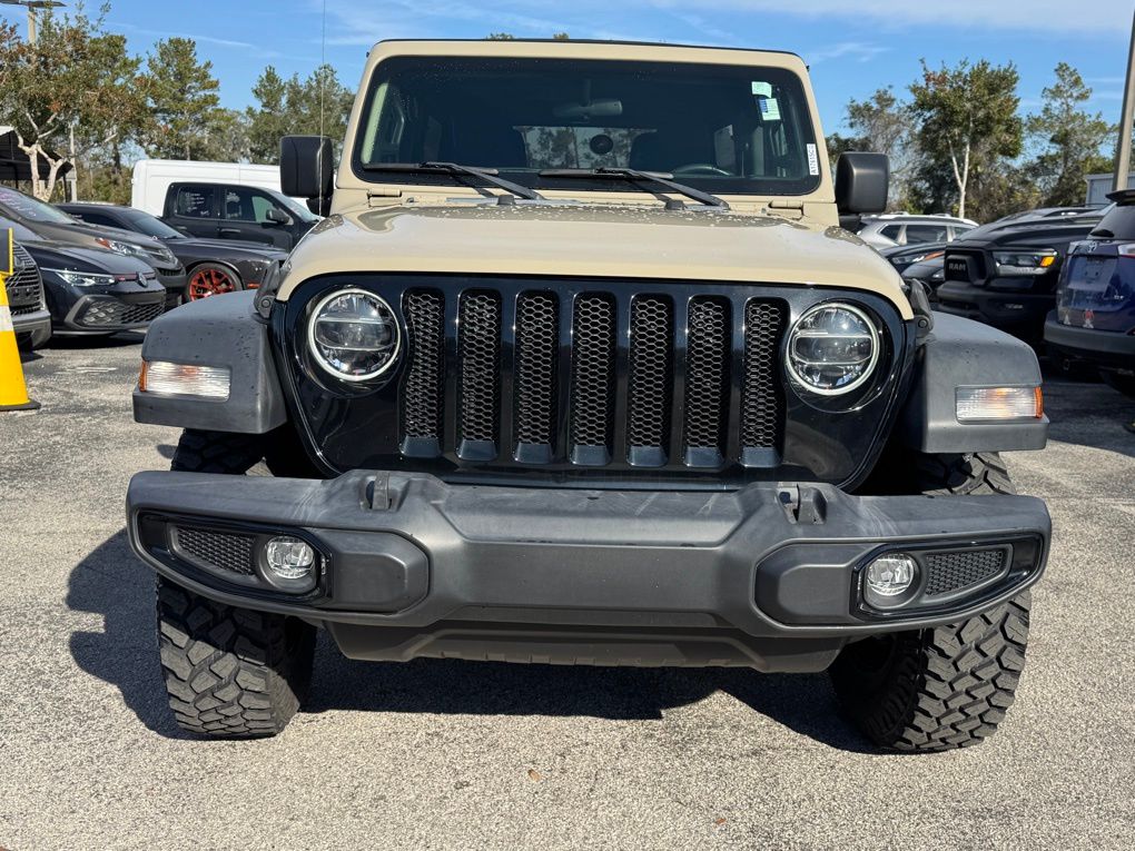 Used 2022 Jeep Wrangler Unlimited Willys with VIN 1C4HJXDN1NW242587 for sale in Saint Augustine, FL