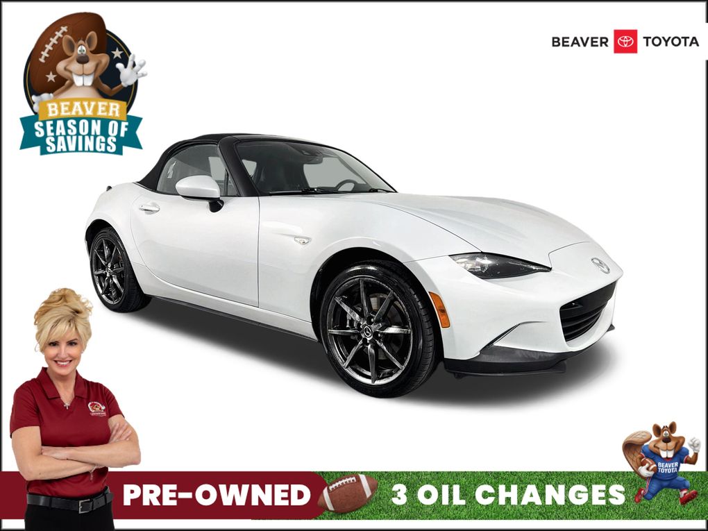 Ceramic Metallic 2016 Mazda MX-5 Miata Convertible Rear-Wheel Drive 6-Speed Manual