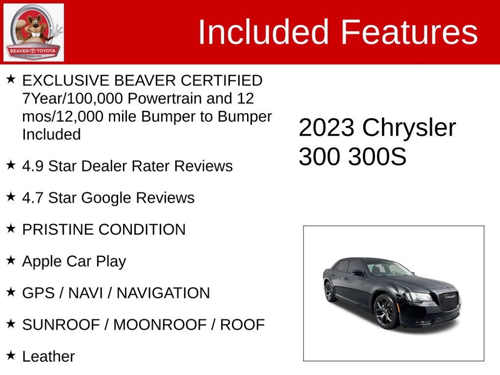 Used 2023 Chrysler 300 Sedan