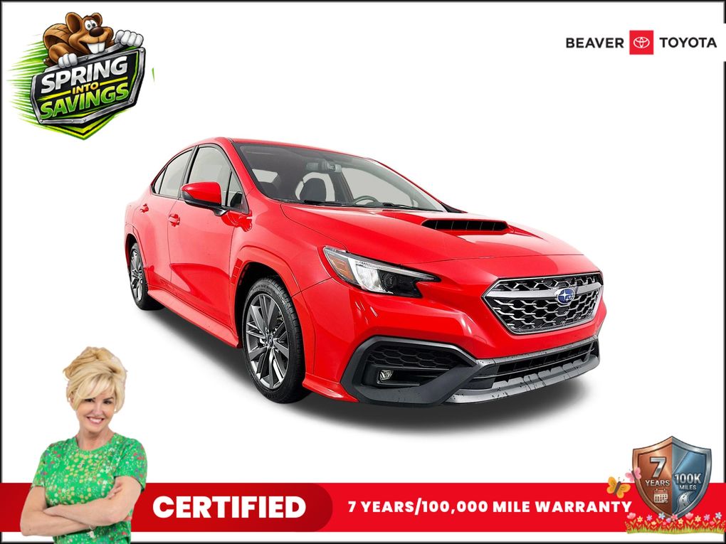 Ignition Red 2022 Subaru WRX AWD Sedan All-Wheel Drive 6-Speed Manual