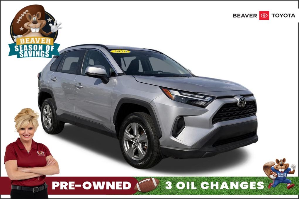 Silver Sky Metallic 2024 Toyota RAV4 SUV / Crossover Front-Wheel Drive 8-Speed Automatic