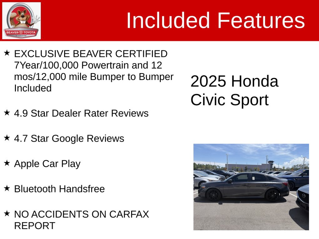Used 2025 Honda Civic Sedan