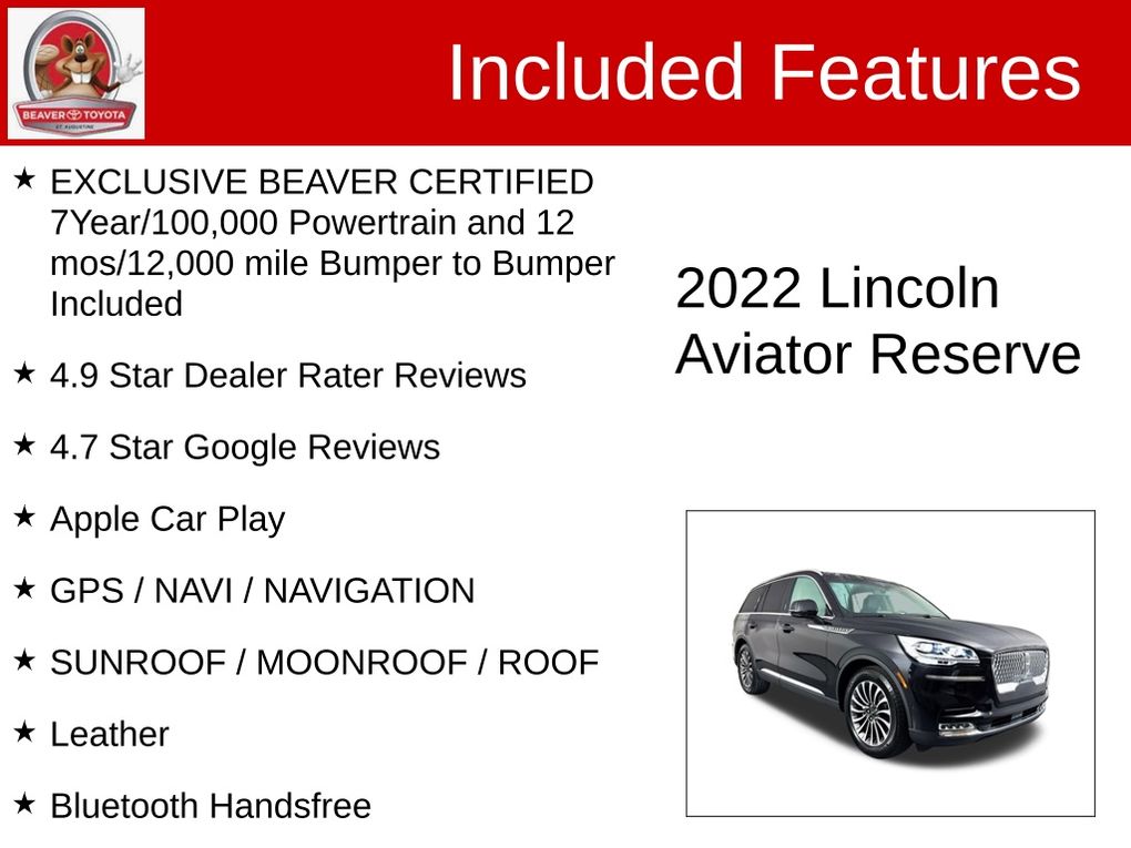 Used 2022 Lincoln Aviator SUV
