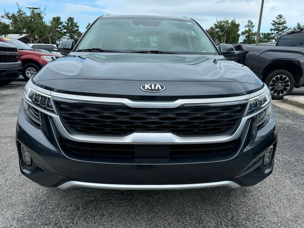 Used 2021 Kia Seltos SX with VIN KNDETCA24M7124784 for sale in Saint Augustine, FL