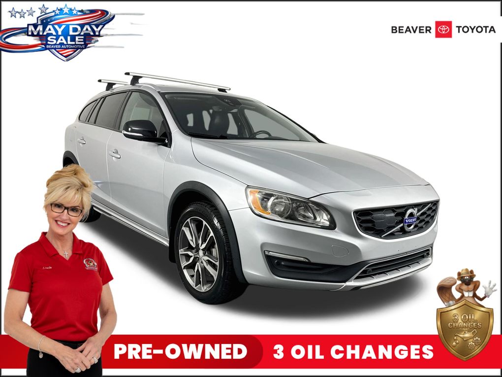 Bright Silver Metallic 2017 Volvo V60 Cross Country T5 Premier AWD Wagon All-Wheel Drive Automatic