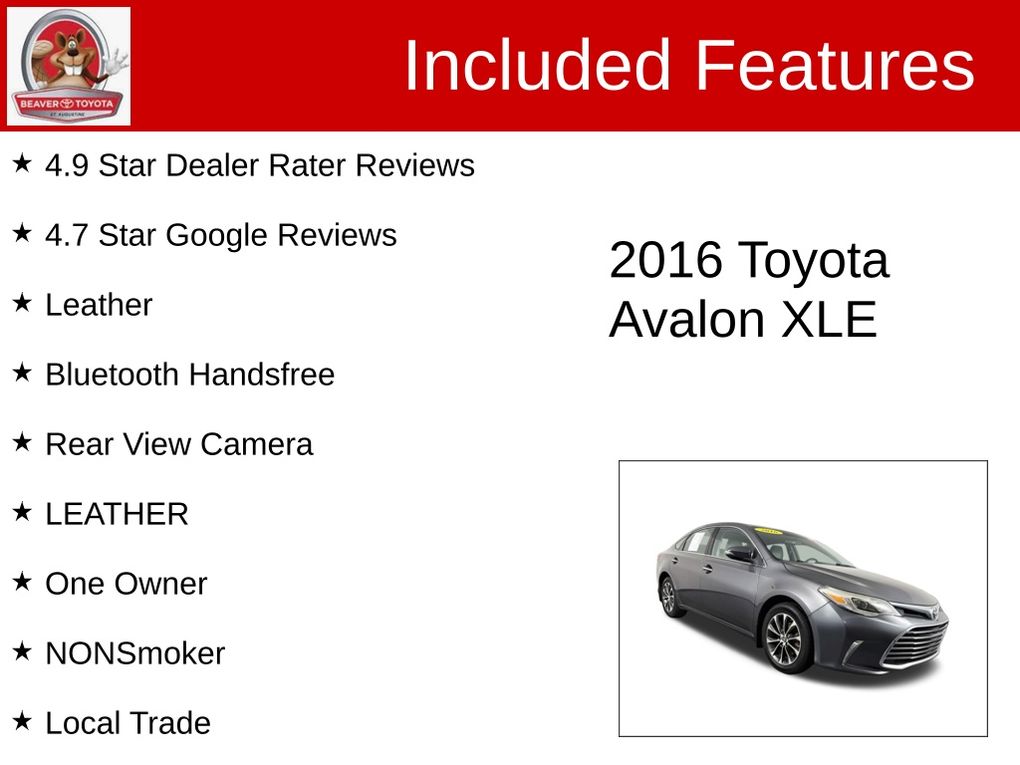 Used 2016 Toyota Avalon Sedan
