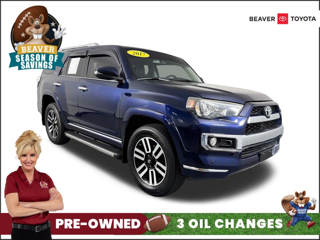 Nautical Blue Metallic 2017 Toyota 4Runner SUV / Crossover All-Wheel Drive 5-Speed Automatic Overdrive