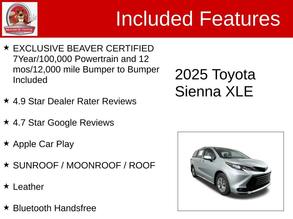 Used 2025 Toyota Sienna Van