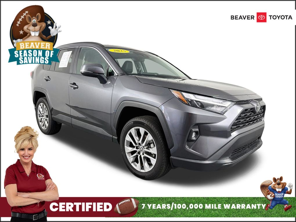 Magnetic Gray Metallic 2025 Toyota RAV4 SUV / Crossover All-Wheel Drive 8-Speed Automatic