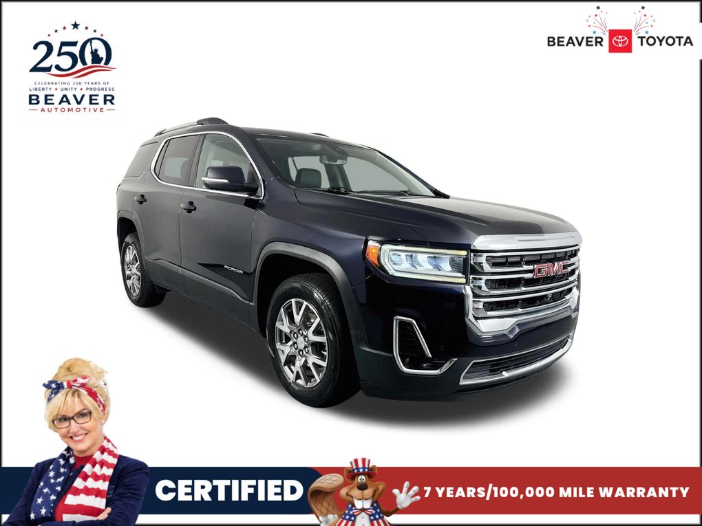 Midnight Blue Metallic 2022 GMC Acadia SUV / Crossover Front-Wheel Drive 9-Speed Automatic