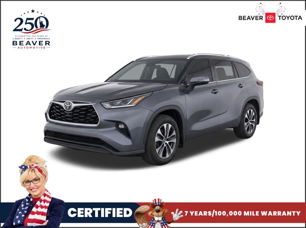 Magnetic Gray Metallic 2023 Toyota Highlander SUV / Crossover Front-Wheel Drive 8-Speed Automatic