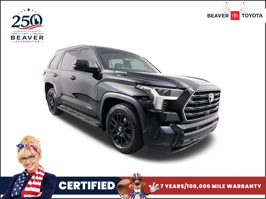 Midnight Black Metallic 2025 Toyota Sequoia SUV / Crossover Four-Wheel Drive Automatic