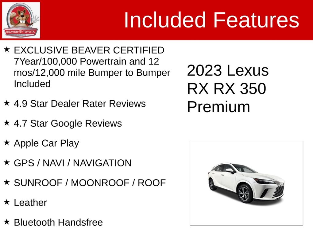 Used 2023 Lexus RX SUV